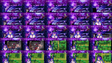 A composite image showing several frames from the source video