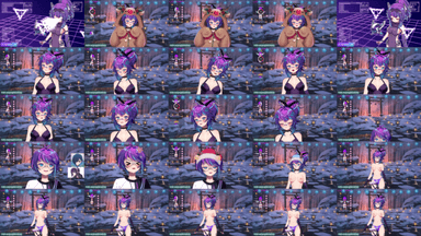 A composite image showing several frames from the source video