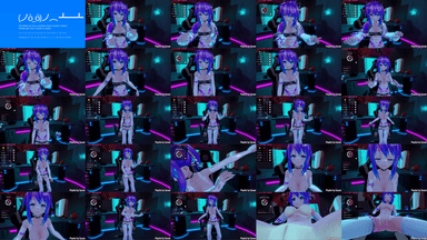 A composite image showing several frames from the source video
