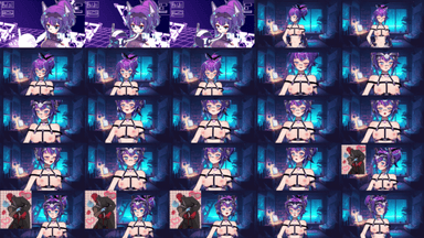 A composite image showing several frames from the source video