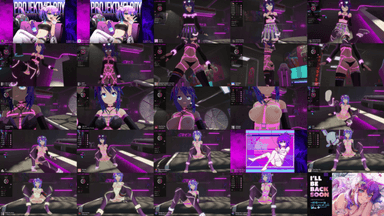 A composite image showing several frames from the source video