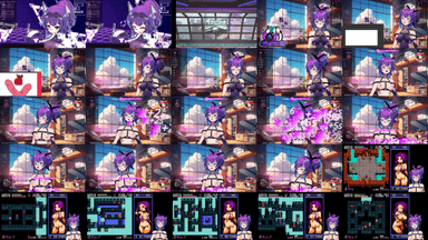 A composite image showing several frames from the source video