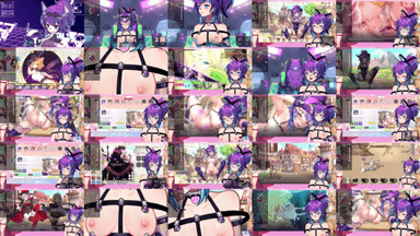 A composite image showing several frames from the source video