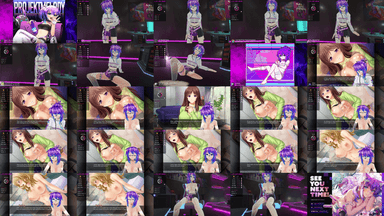 A composite image showing several frames from the source video