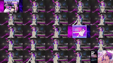A composite image showing several frames from the source video