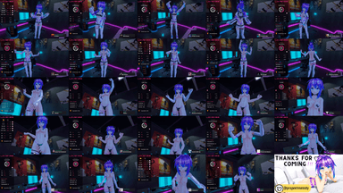 A composite image showing several frames from the source video