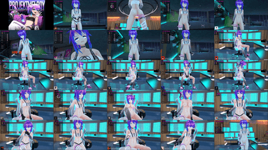 A composite image showing several frames from the source video