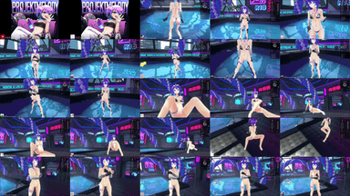 A composite image showing several frames from the source video
