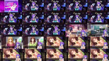 A composite image showing several frames from the source video
