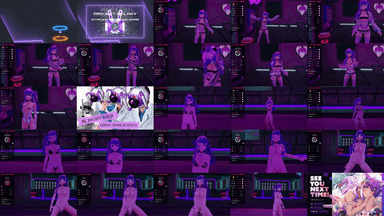 A composite image showing several frames from the source video