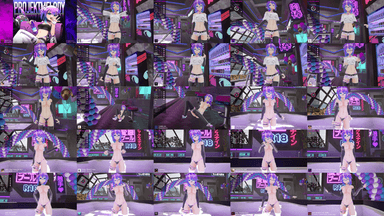 A composite image showing several frames from the source video