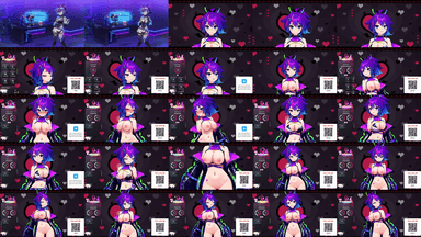 A composite image showing several frames from the source video