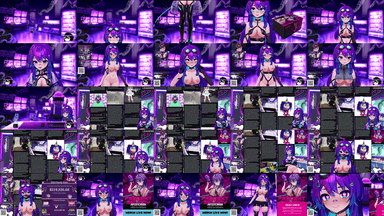 A composite image showing several frames from the source video