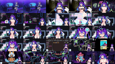 A composite image showing several frames from the source video