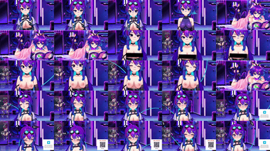 A composite image showing several frames from the source video