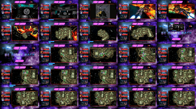 A composite image showing several frames from the source video