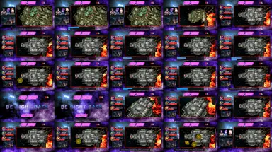 A composite image showing several frames from the source video