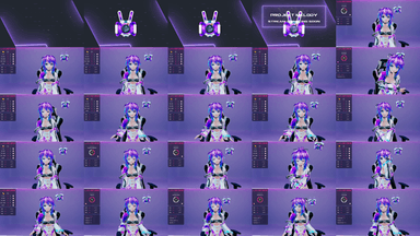 A composite image showing several frames from the source video