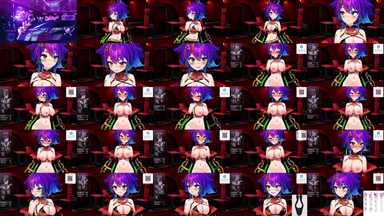 A composite image showing several frames from the source video
