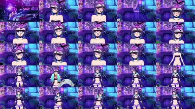 A composite image showing several frames from the source video