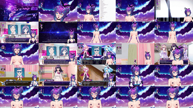 A composite image showing several frames from the source video