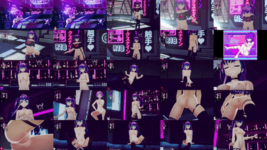 A composite image showing several frames from the source video