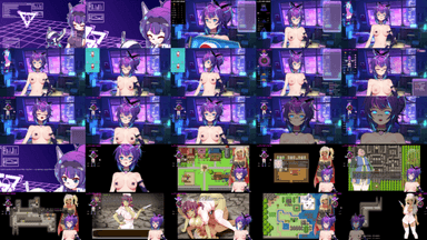 A composite image showing several frames from the source video